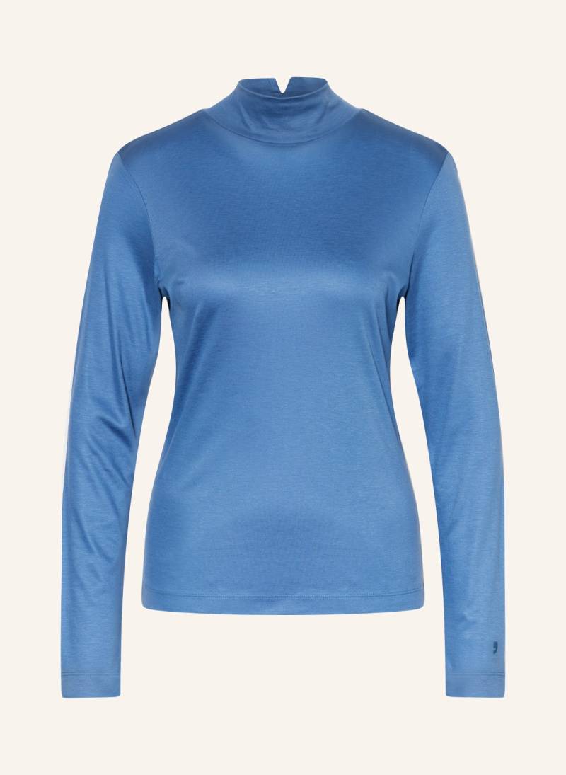 Comma Longsleeve blau von comma