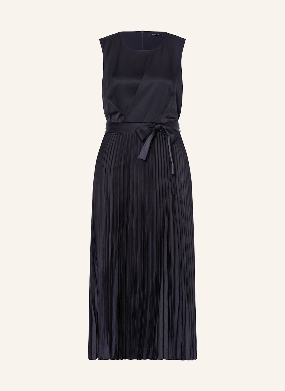 Comma Plisseekleid Aus Satin blau Comma Plisseekleid Aus Satin blau von comma