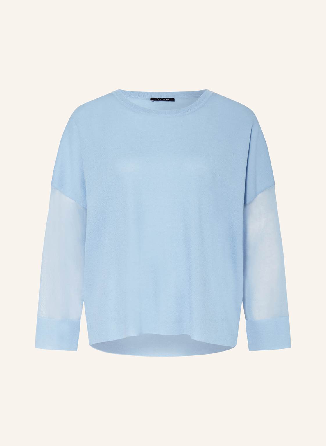 Comma Pullover Mit 3/4-Arm blau Comma Pullover Mit 3/4-Arm blau von comma