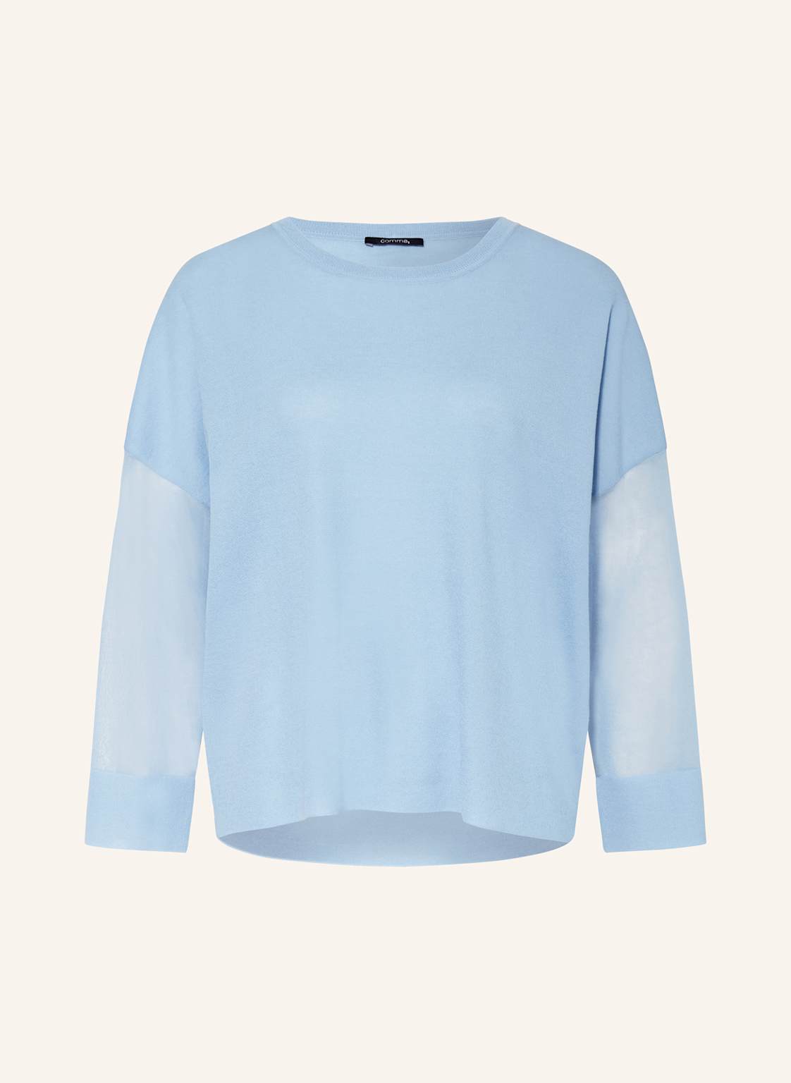 Comma Pullover Mit 3/4-Arm blau von comma