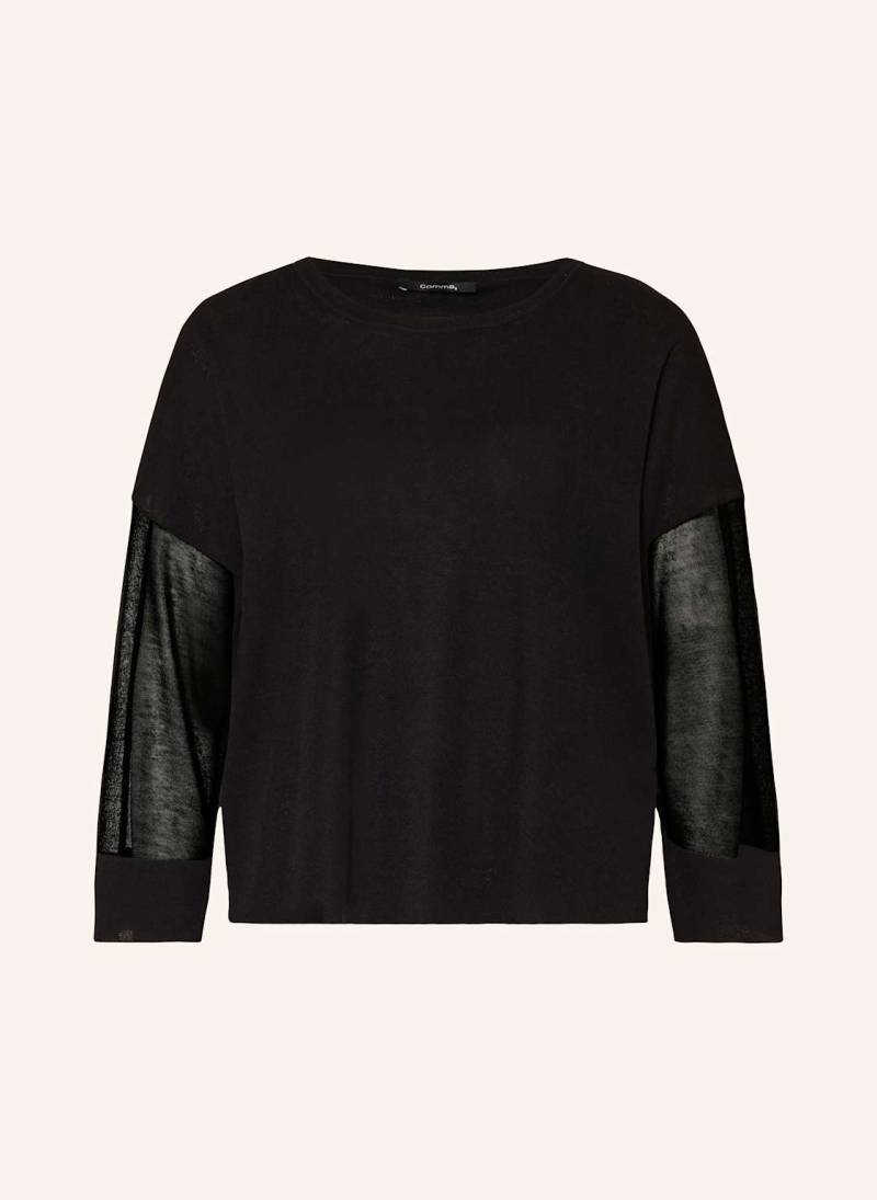 Comma Pullover Mit 3/4-Arm schwarz von comma