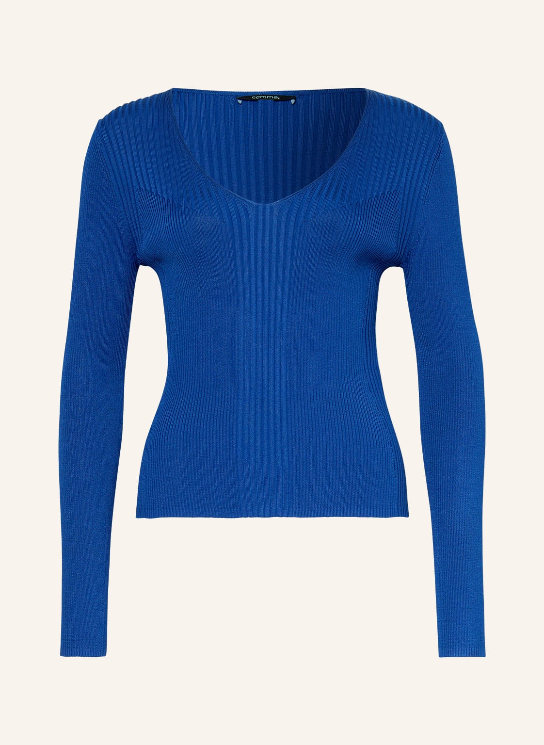 Comma Pullover blau von comma