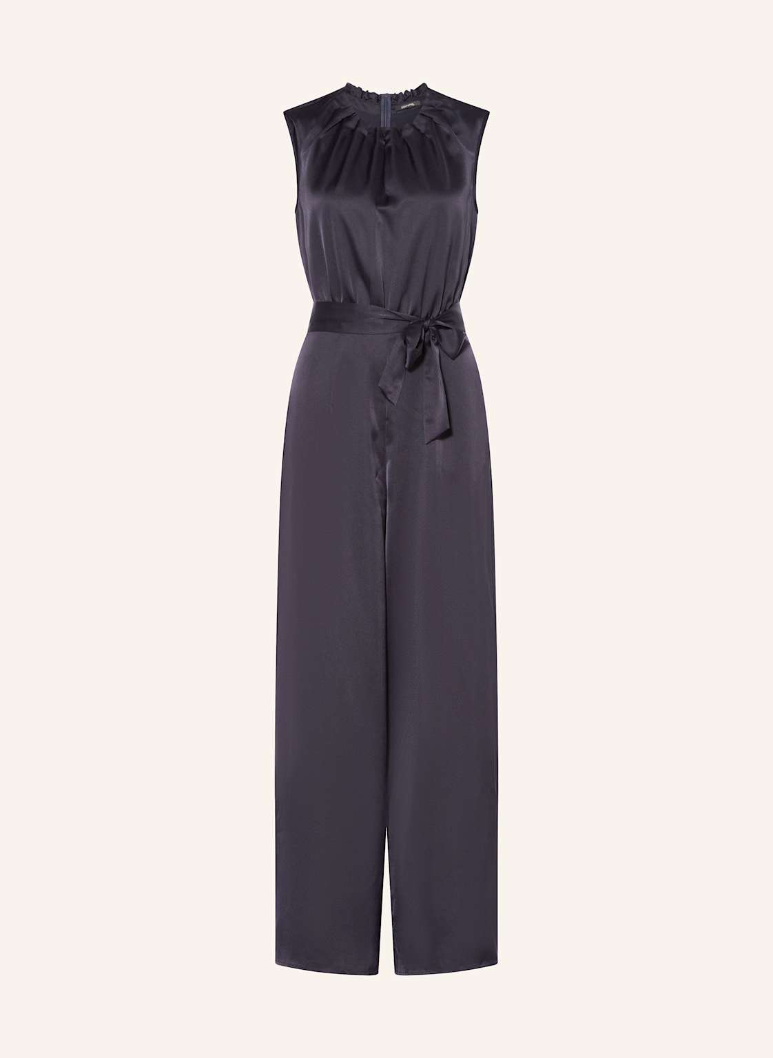 Comma Satin-Jumpsuit blau von comma