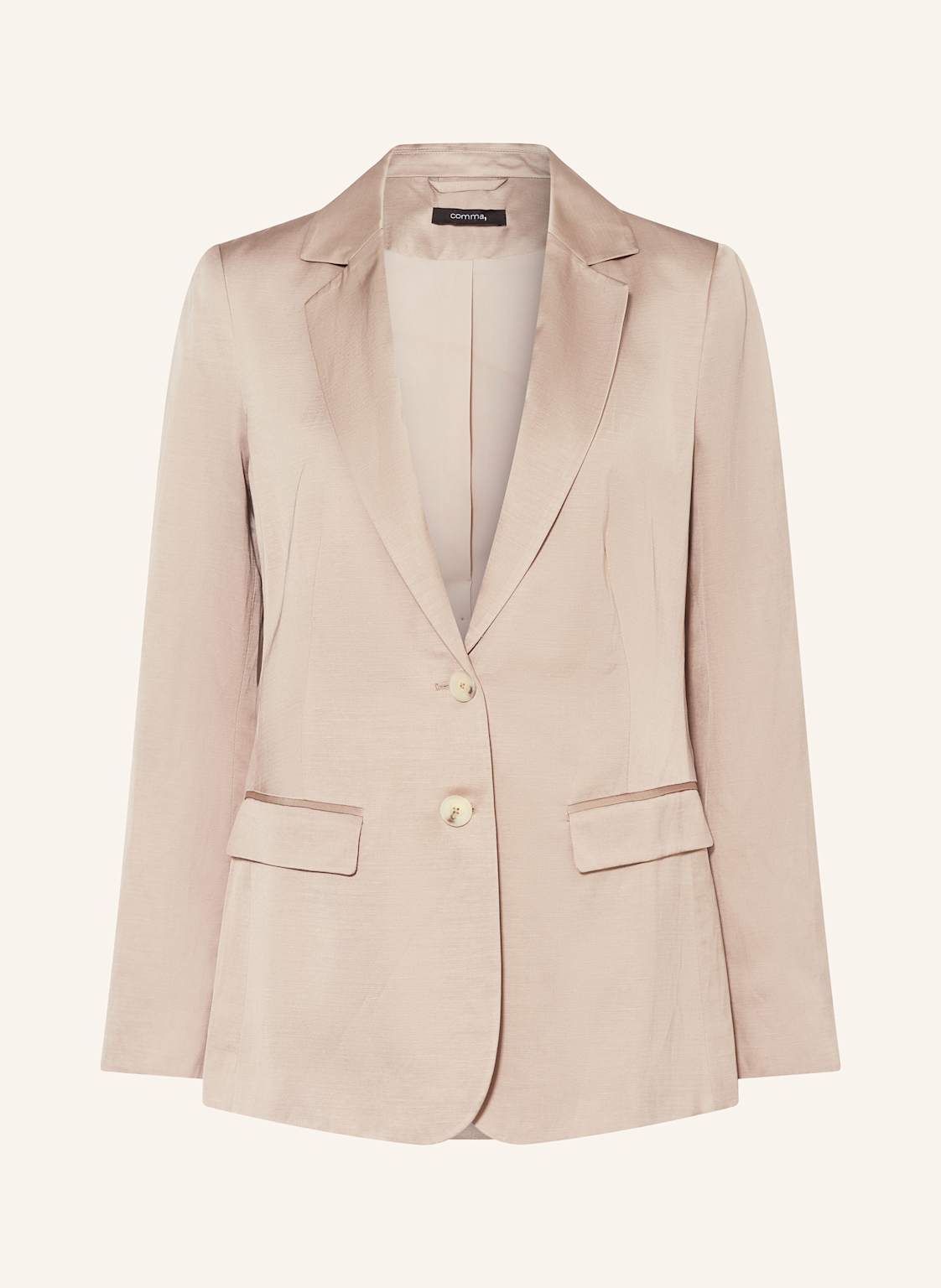 Comma Satinblazer beige Comma Satinblazer beige von comma