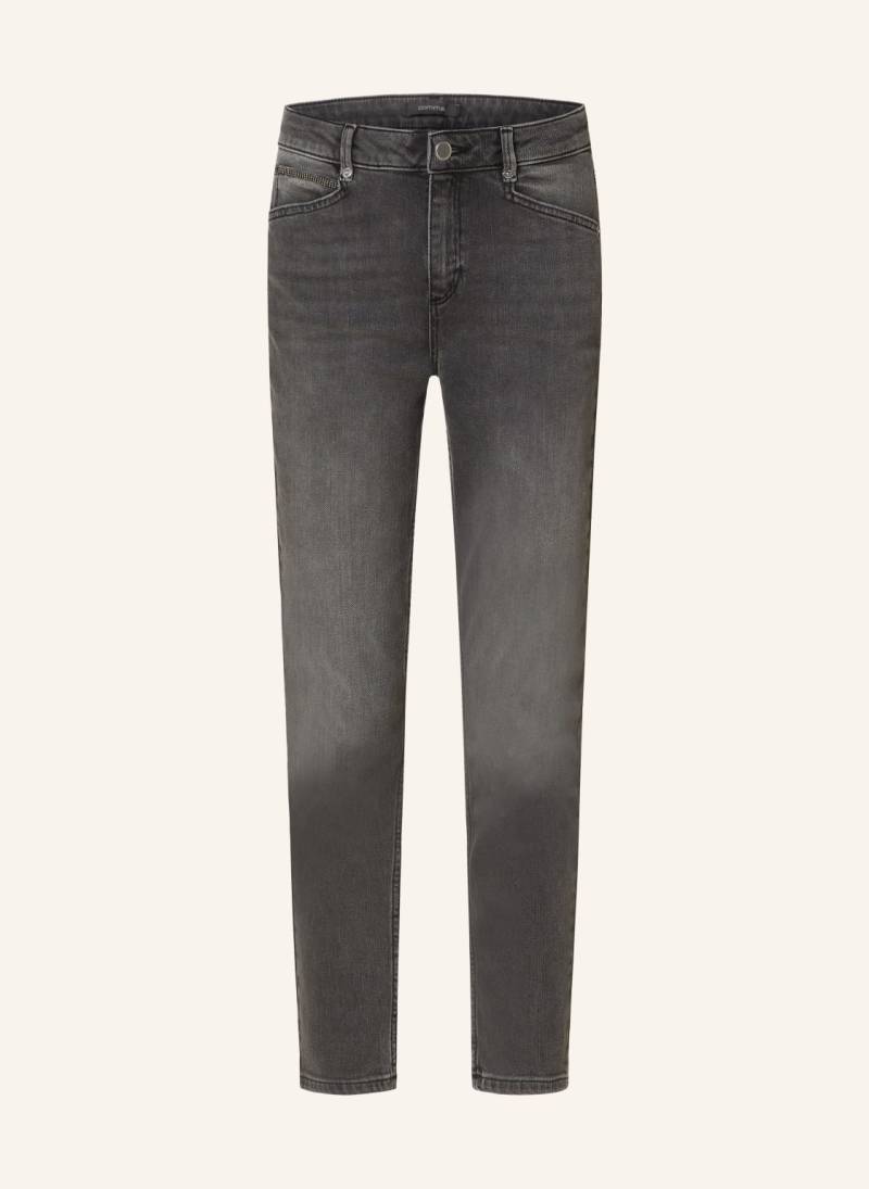 Comma Skinny Jeans grau von comma