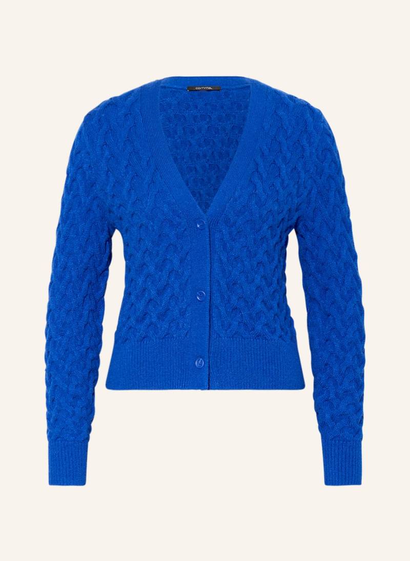 Comma Strickjacke blau von comma