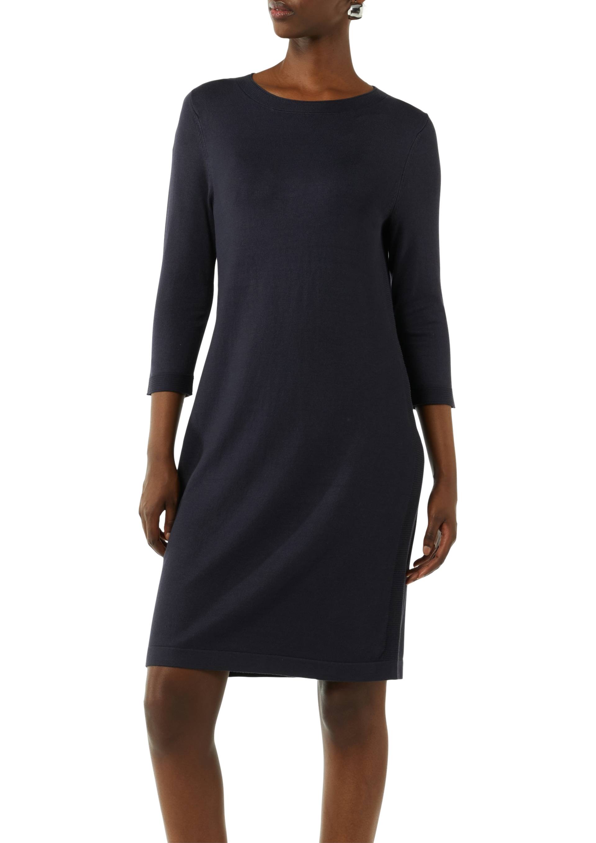 Comma Strickkleid, mit 3/4 Arm und Rundhalsausschnitt Comma Strickkleid, mit 3/4 Arm und Rundhalsausschnitt von comma