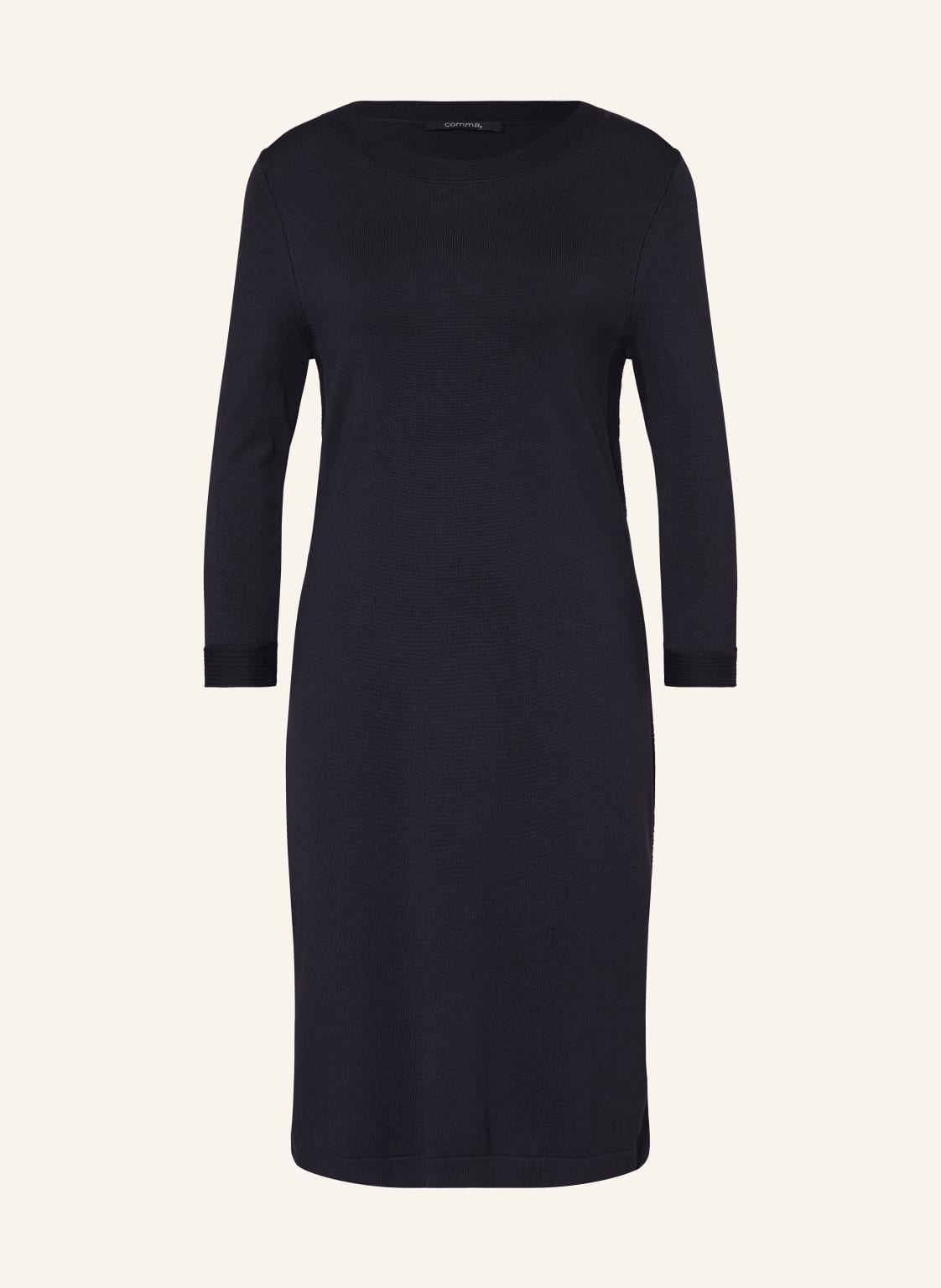 Comma Strickkleid Mit 3/4-Arm blau Comma Strickkleid Mit 3/4-Arm blau von comma