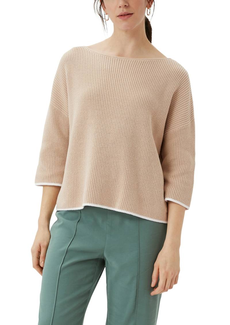 Comma Strickpullover, mit Drop-Shoulder Naht von comma