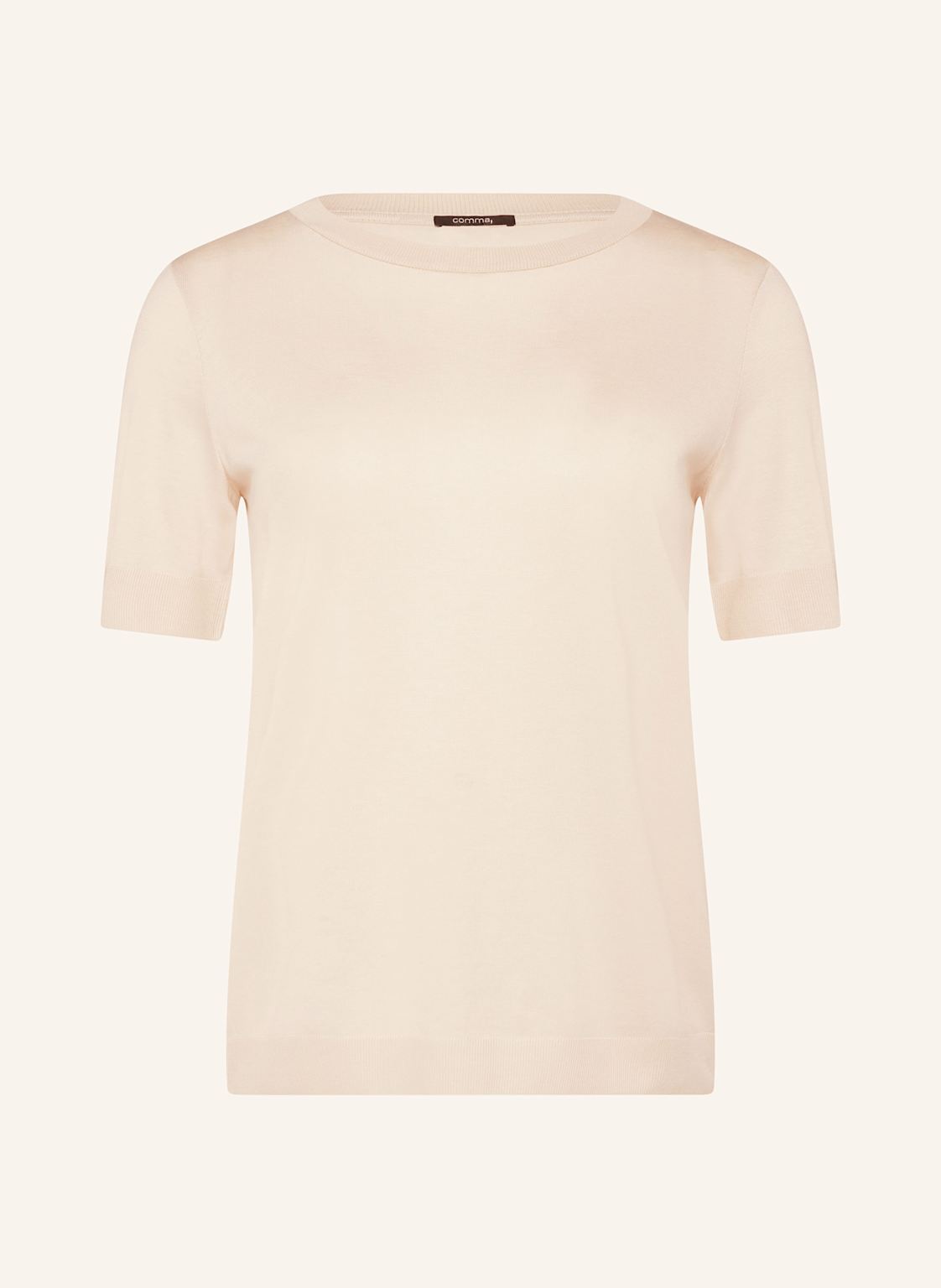 Comma Strickshirt beige von comma