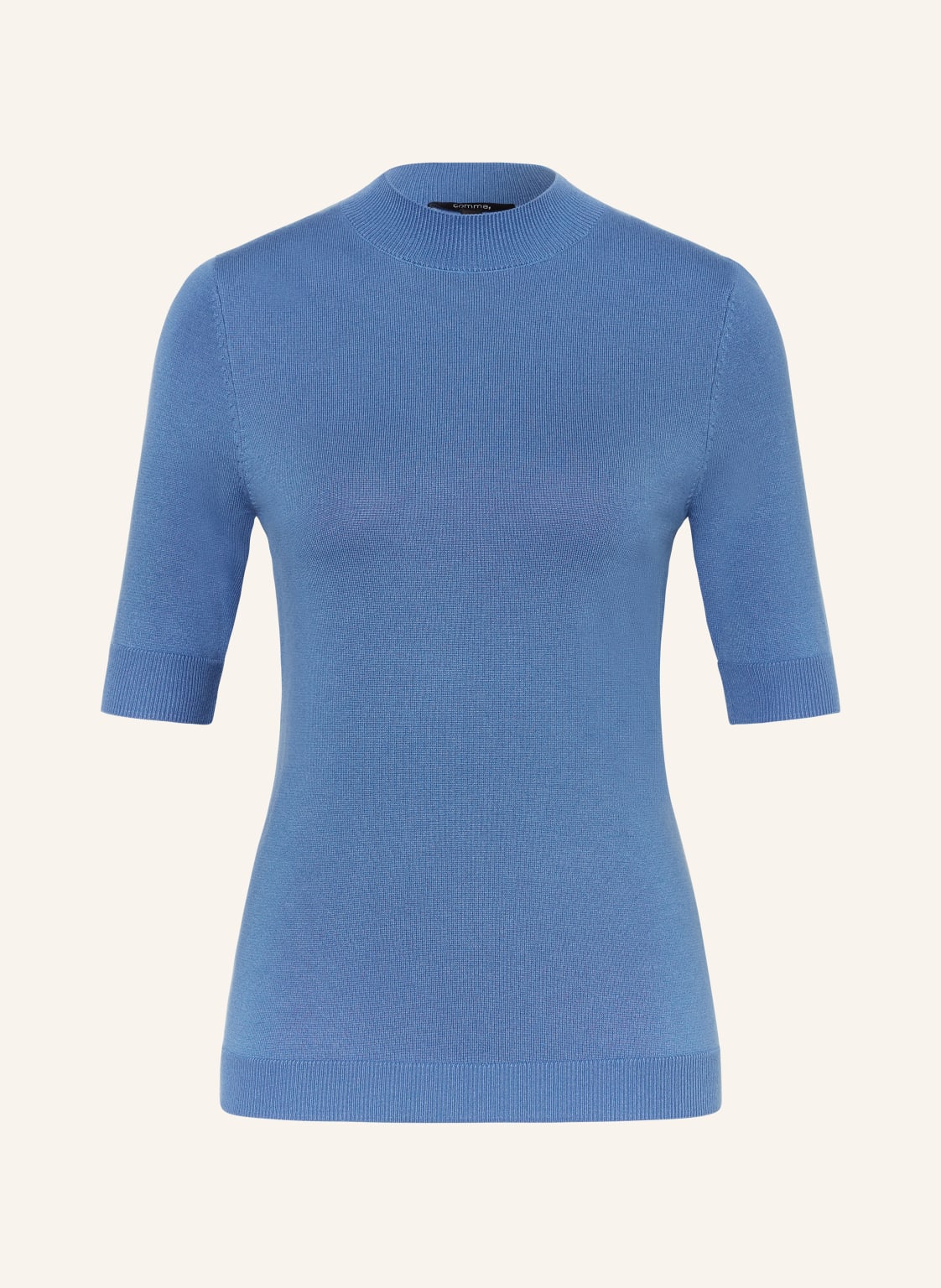 Comma Strickshirt blau von comma