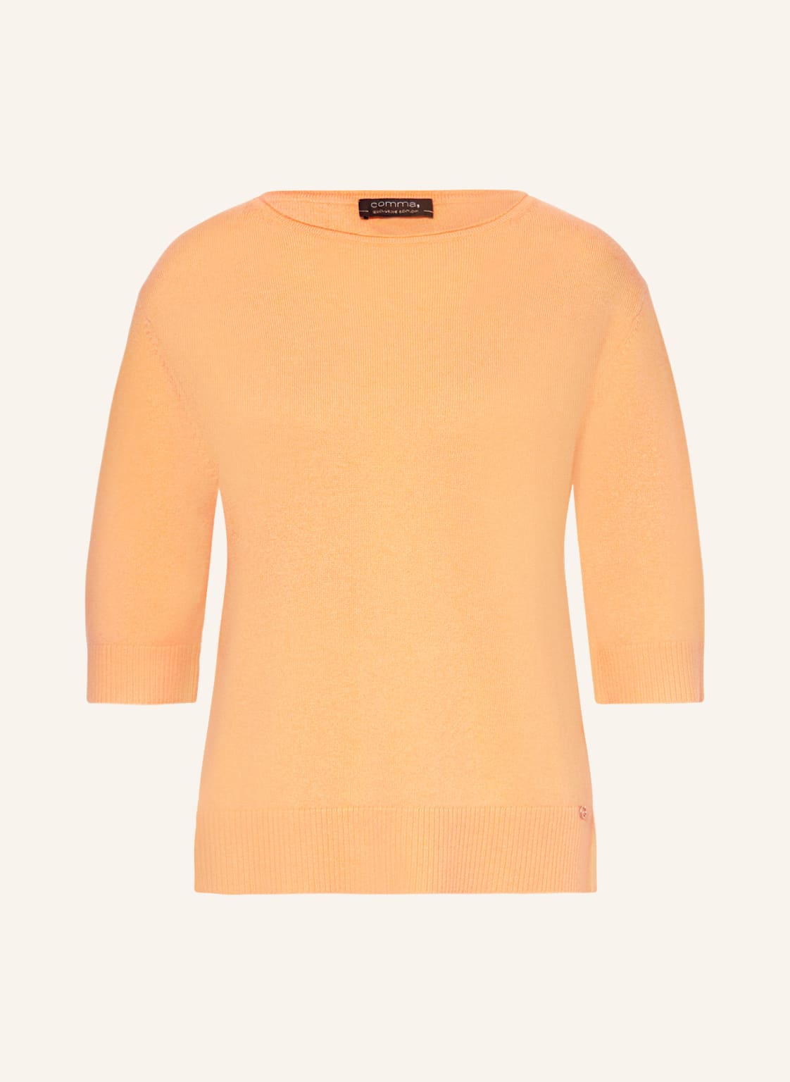 Comma Strickshirt orange von comma