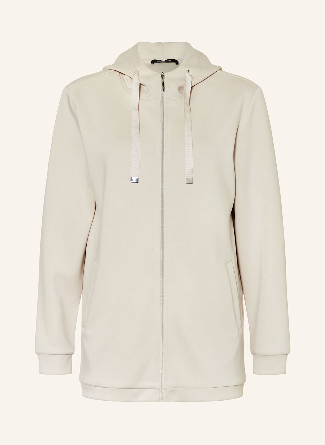 Comma Sweatjacke beige von comma