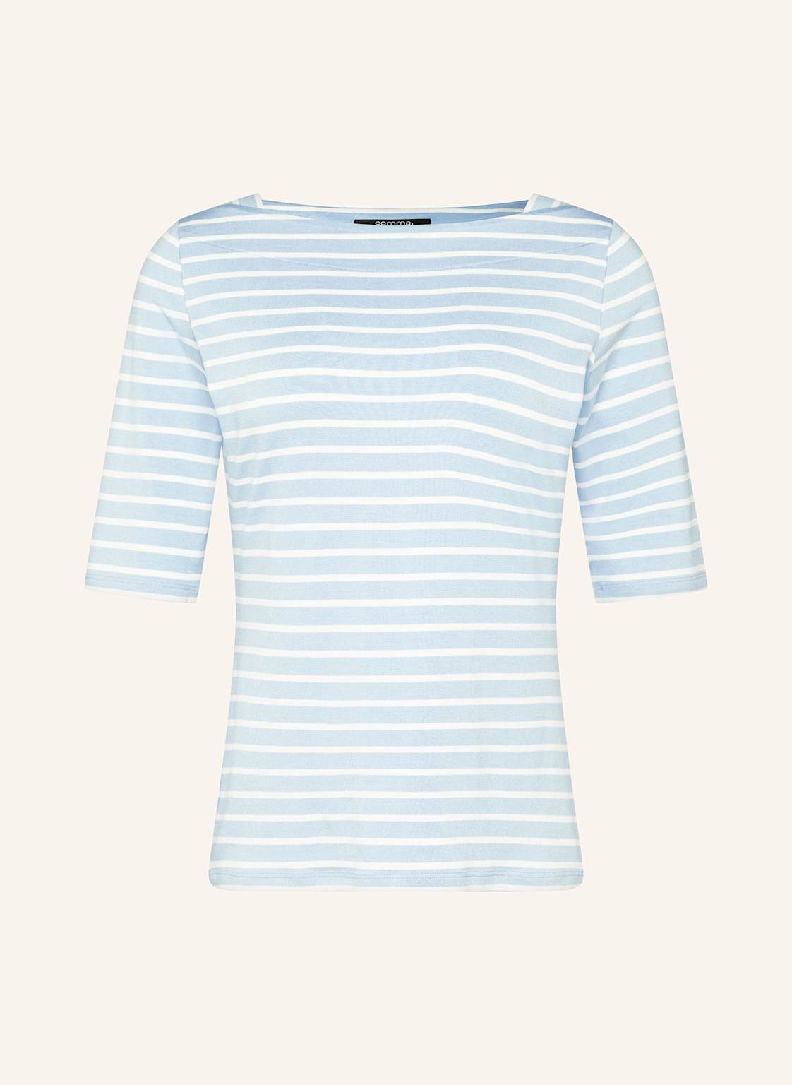 Comma T-Shirt blau von comma