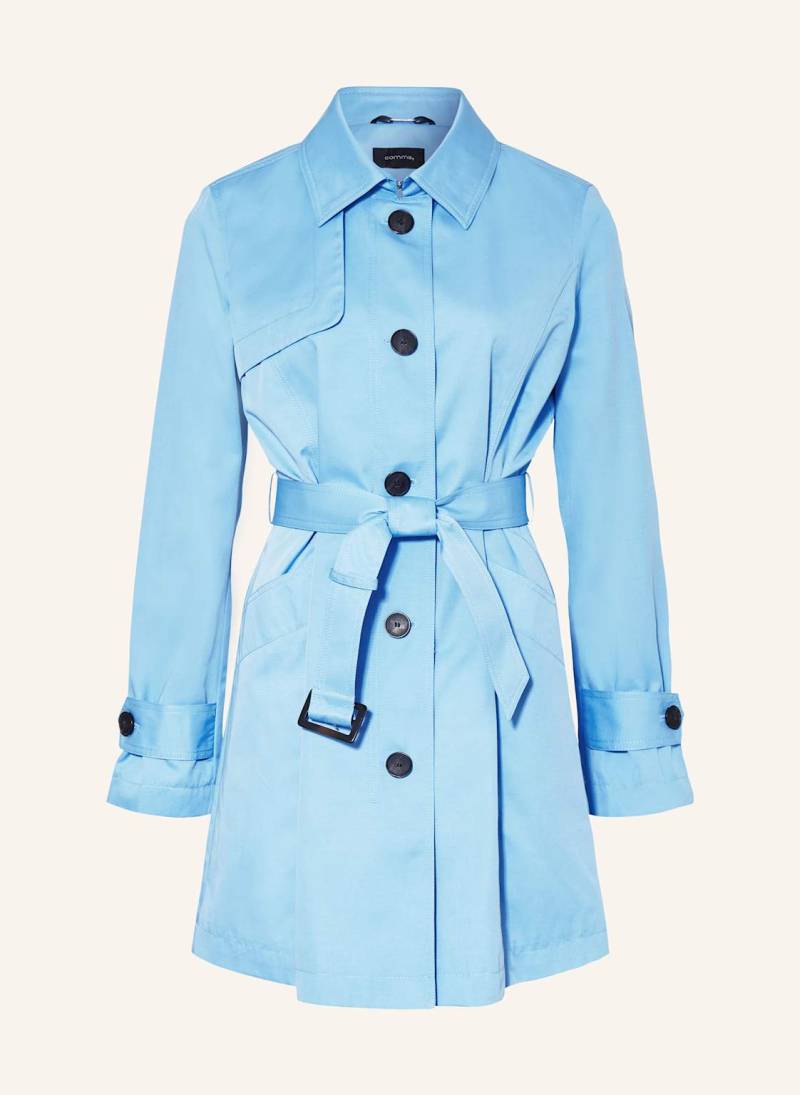 Comma Trenchcoat blau von comma