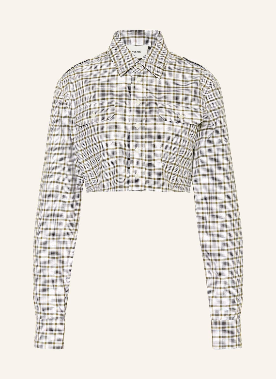 Coperni Cropped-Hemdbluse gruen Coperni Cropped-Hemdbluse gruen von coperni