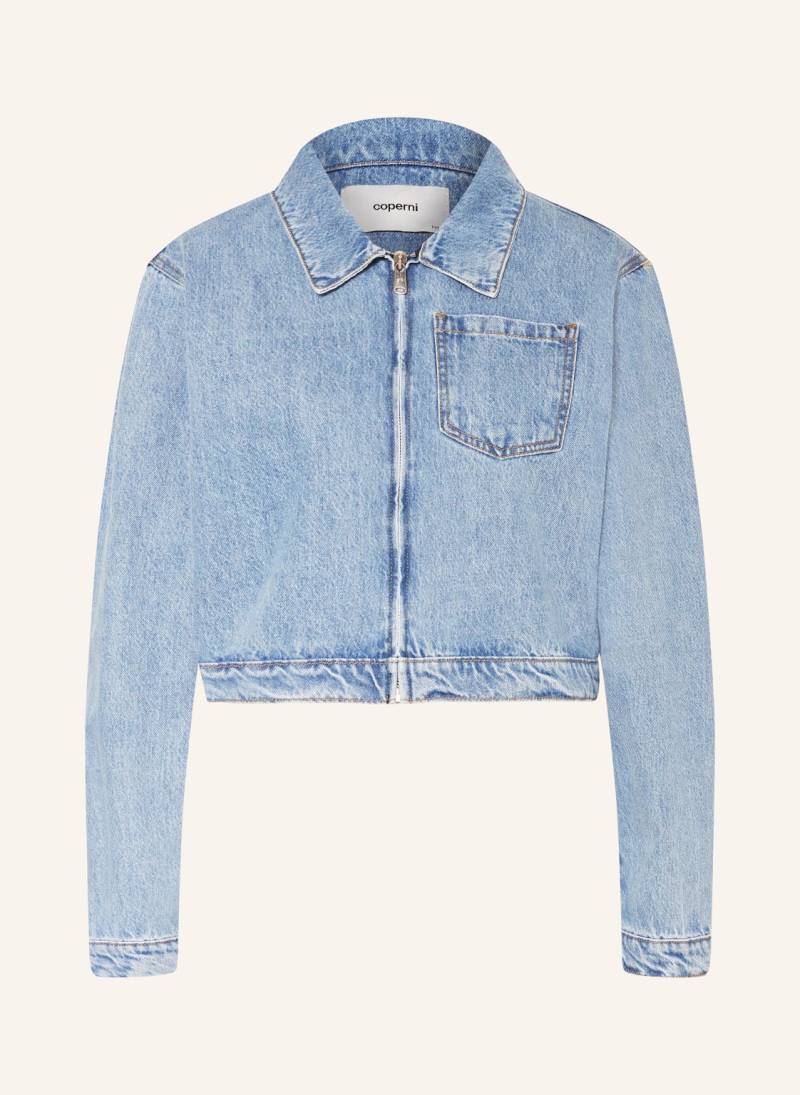 Coperni Cropped-Jeansjacke blau von coperni