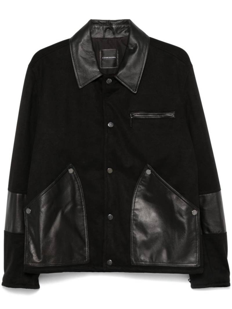 costume national contemporary panelled bomber jacket - Black von costume national contemporary