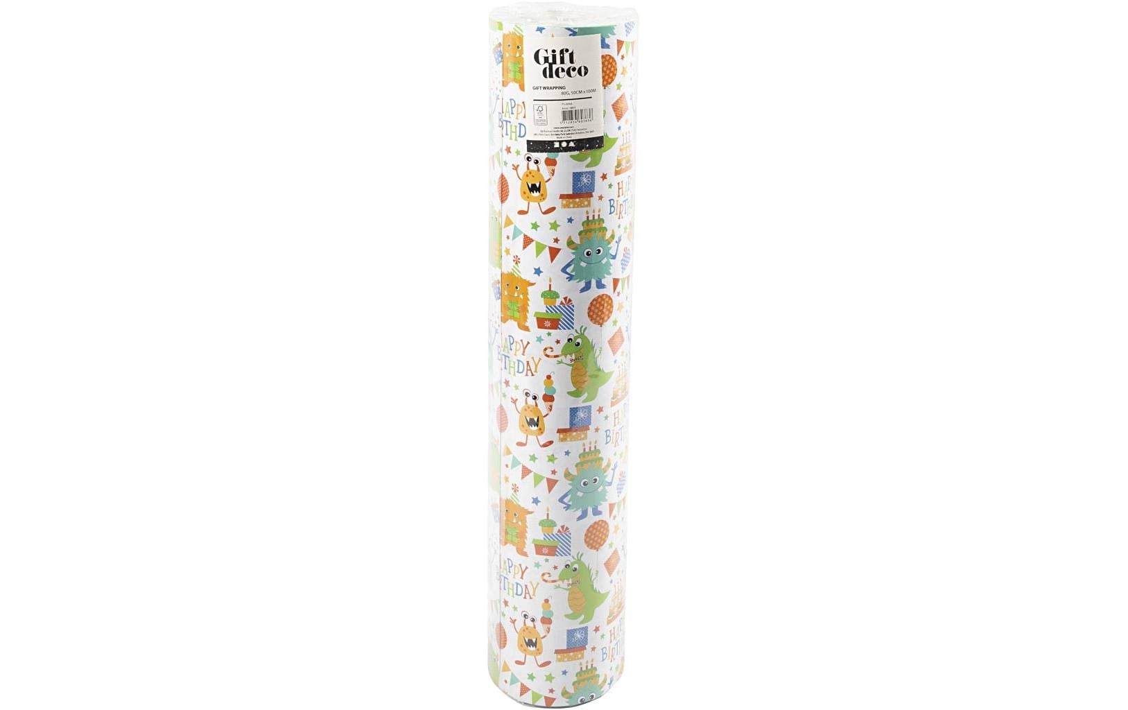 creativ company Geschenkpapier »50 cm x 100 m, Geburtstag«, (1 St.) creativ company Geschenkpapier »50 cm x 100 m, Geburtstag«, (1 St.) von creativ company