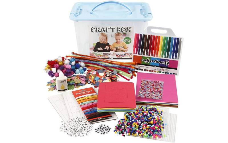 creativ company Kreativset »Bastelset Hobbybox«, (14 tlg.) von creativ company