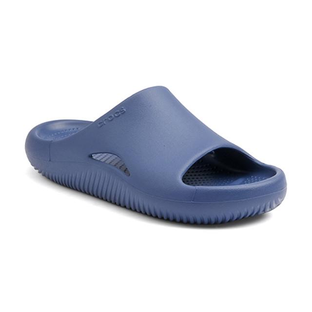 crocs - Mellow Slide, für Herren, Blau, Größe 42 von crocs