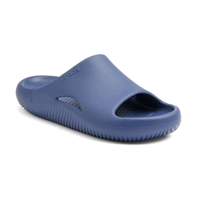 crocs - Mellow Slide, für Herren, Blau, Größe 43 von crocs