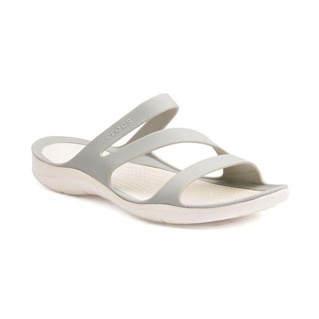 crocs - Swiftwater Sandal, für Damen, Grau, Größe 37 von crocs