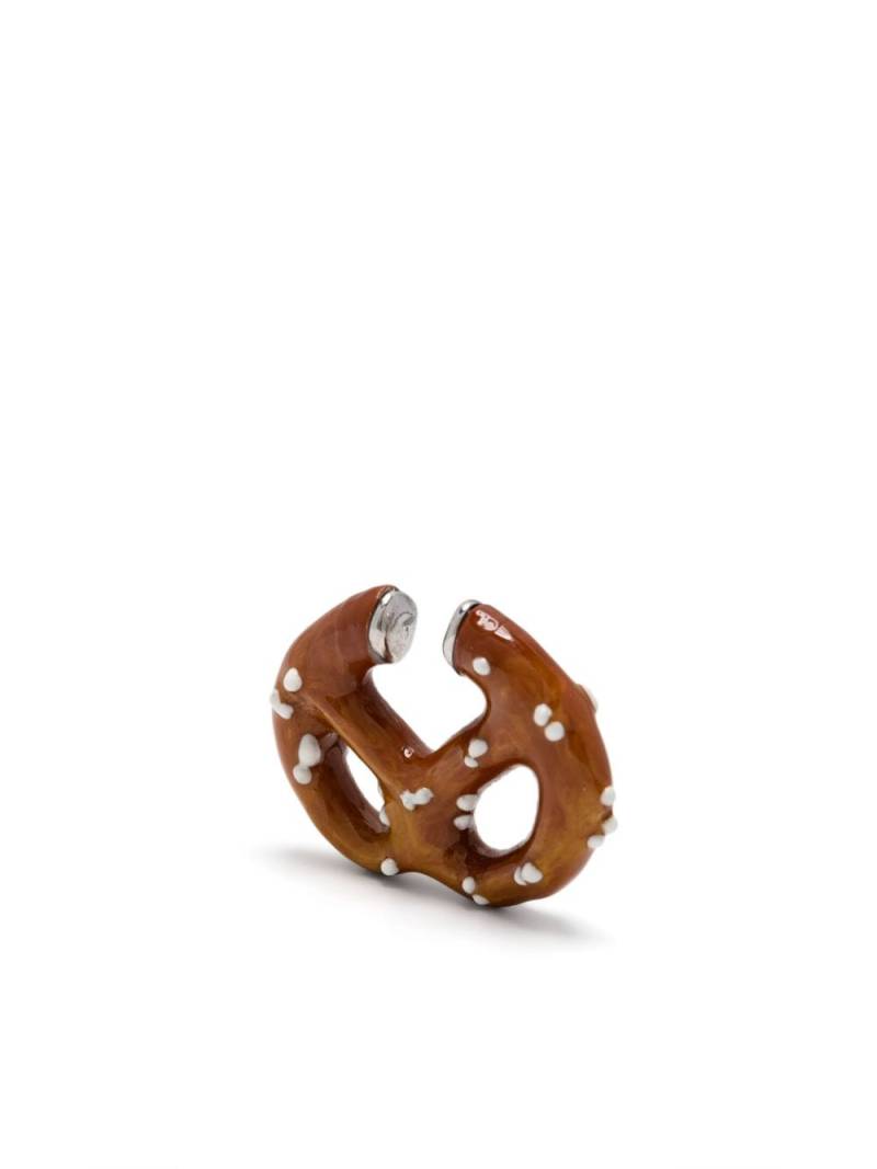 d'heygere Pretzel ear cuff - Brown von d'heygere