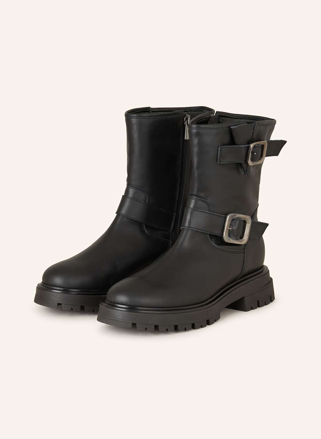 Darling Harbour Biker Boots schwarz von darling harbour