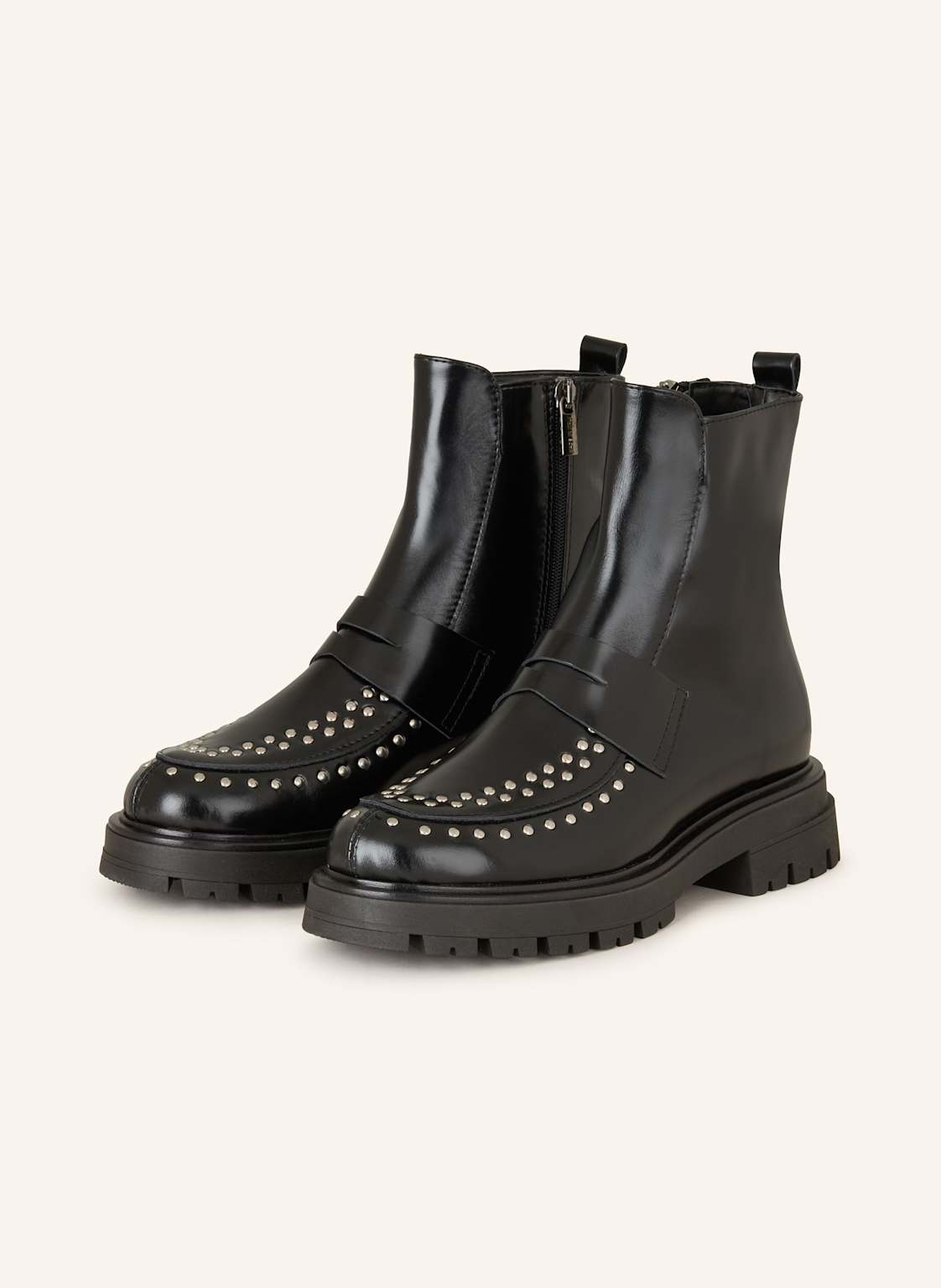 Darling Harbour Biker Boots schwarz von darling harbour