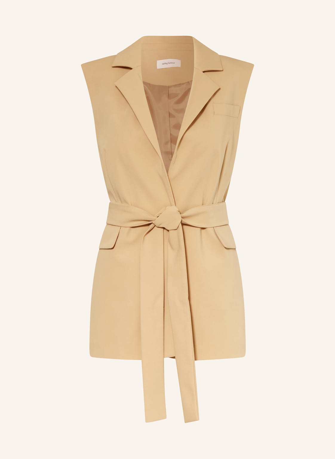 Darling Harbour Blazerweste beige Darling Harbour Blazerweste beige von darling harbour