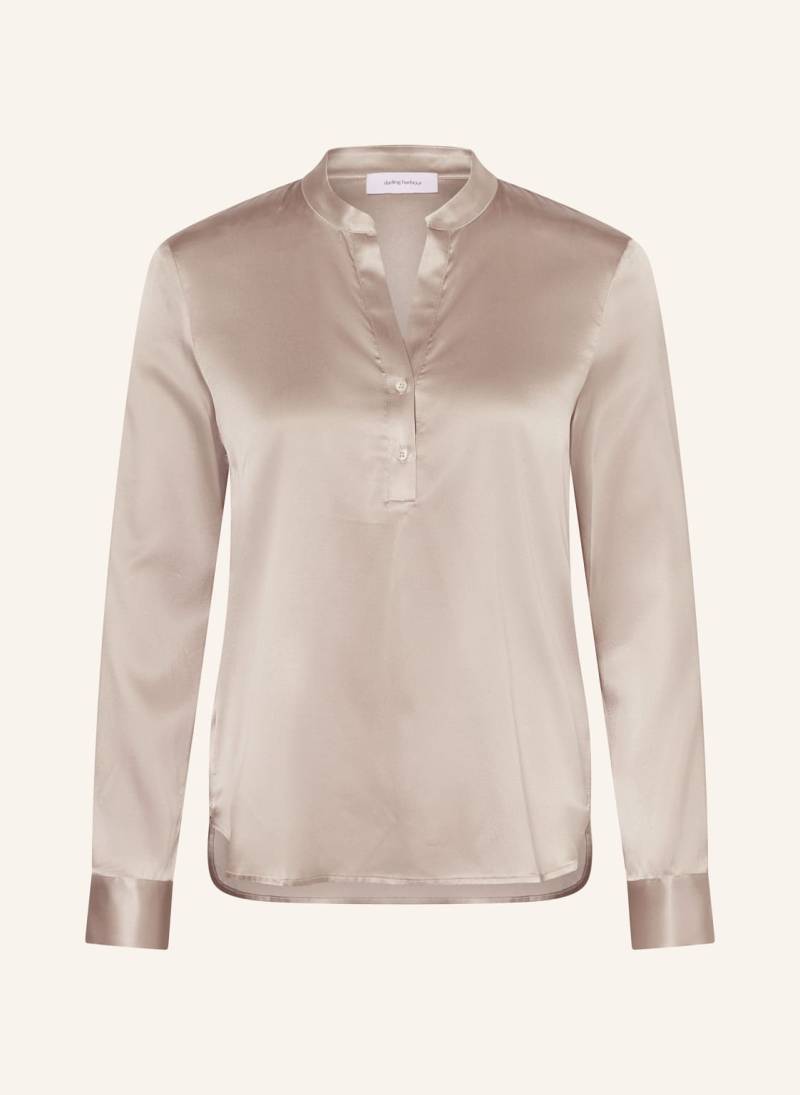 Darling Harbour Blusenshirt Aus Seide beige von darling harbour