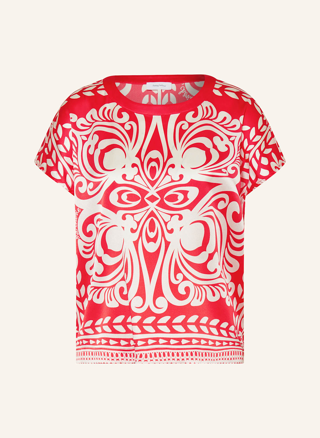 Darling Harbour Blusenshirt Aus Seide rot von darling harbour