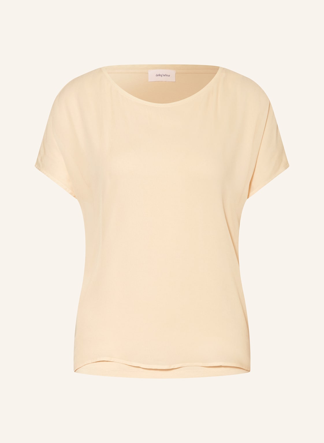 Darling Harbour Blusenshirt Im Materialmix beige von darling harbour