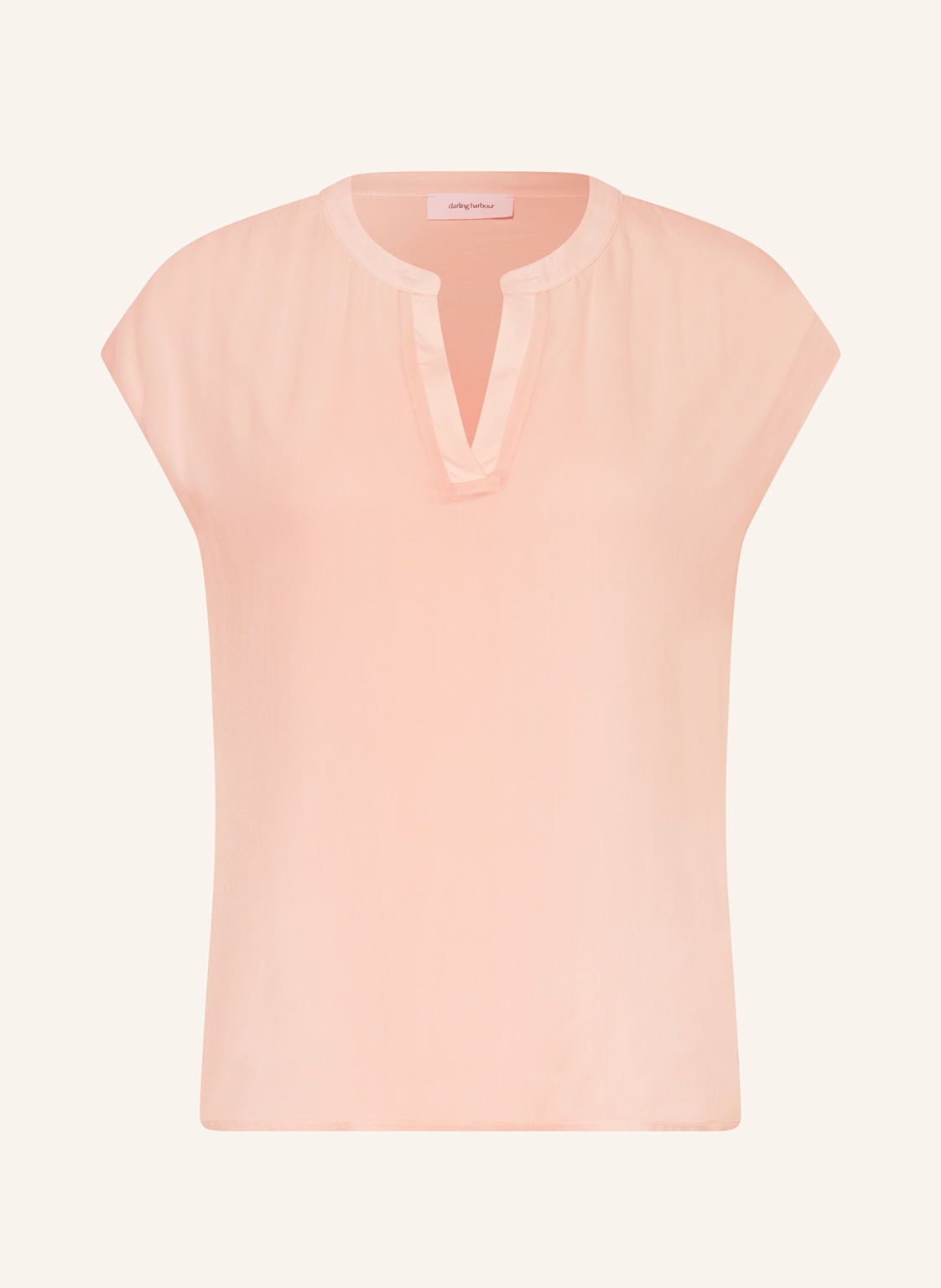 Darling Harbour Blusenshirt Im Materialmix rosa von darling harbour