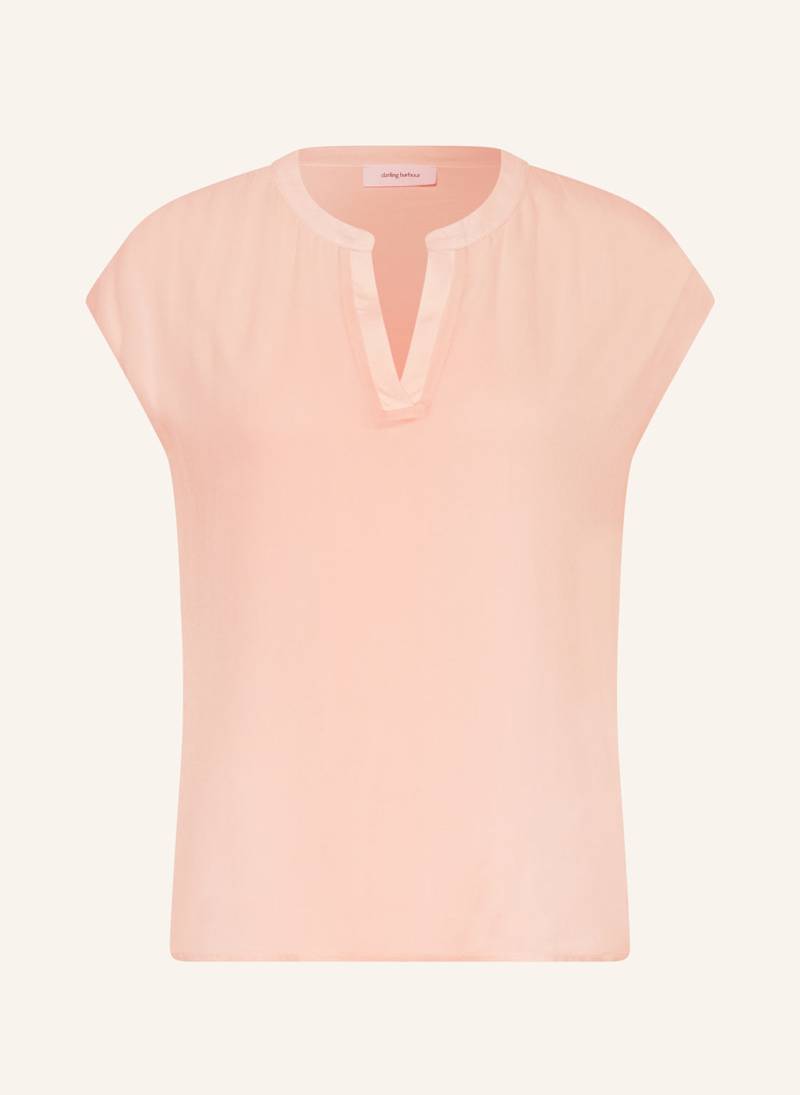 Darling Harbour Blusenshirt Im Materialmix rosa von darling harbour