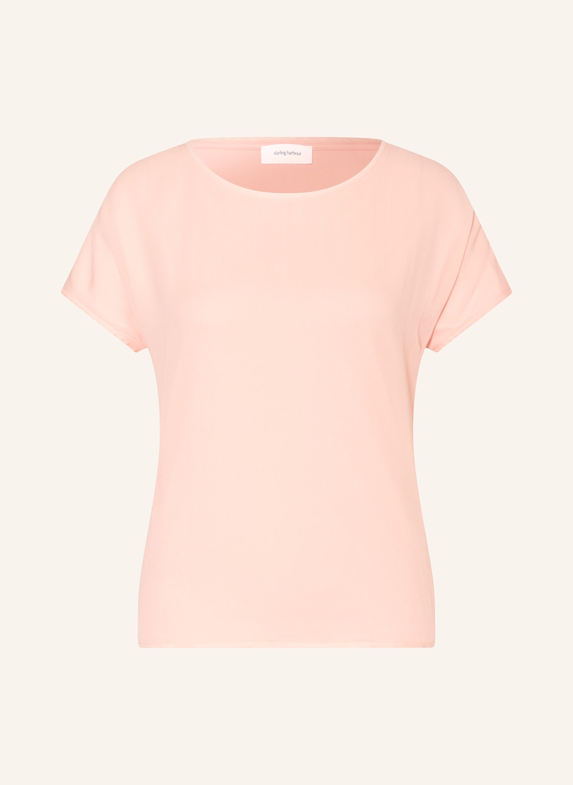 Darling Harbour Blusenshirt Im Materialmix rosa von darling harbour