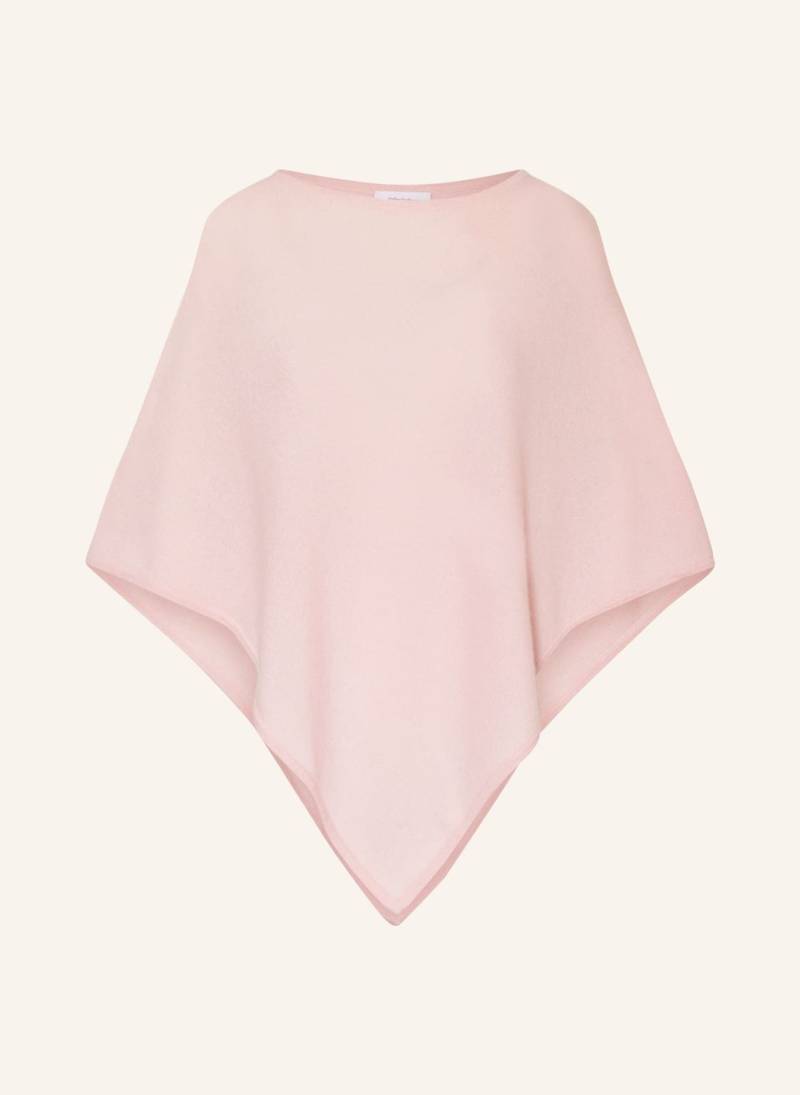 Darling Harbour Cashmere-Poncho rosa von darling harbour