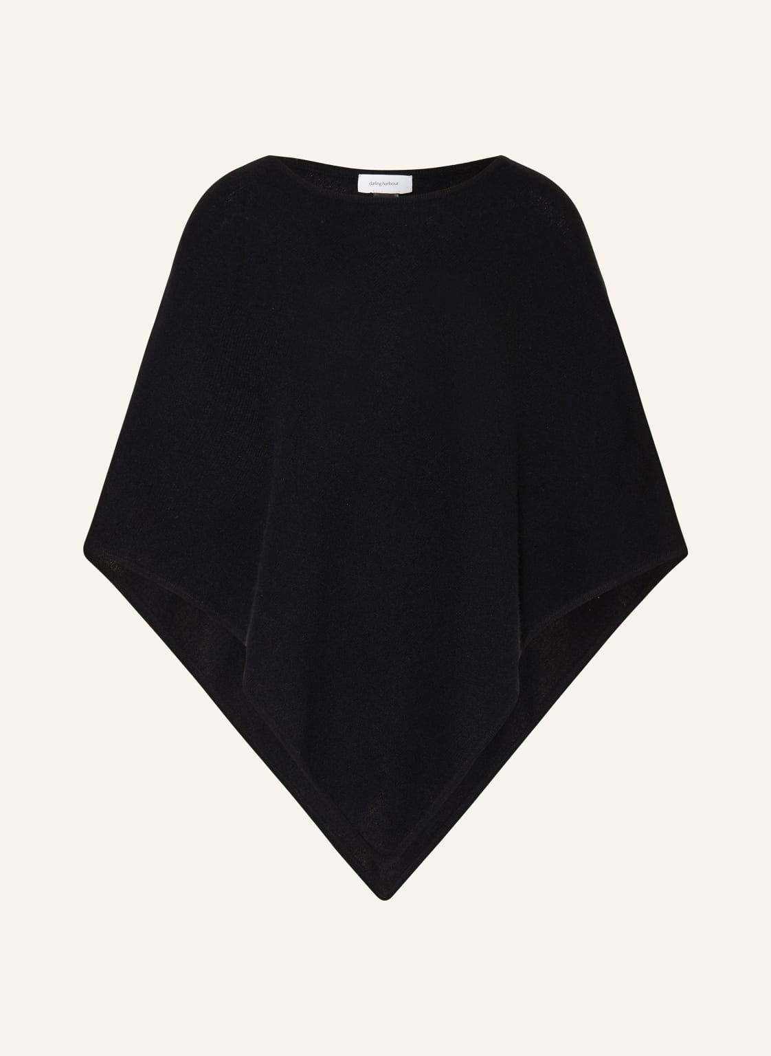 Darling Harbour Cashmere-Poncho schwarz von darling harbour