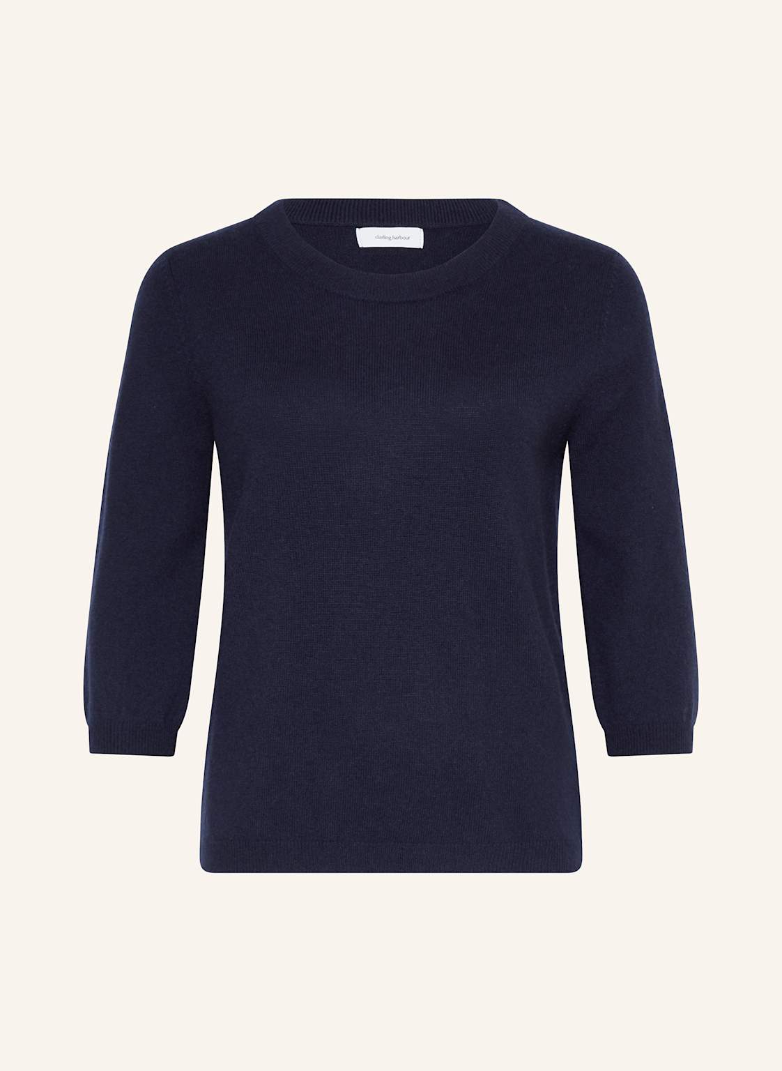 Darling Harbour Cashmere-Pullover Mit 3/4-Arm blau von darling harbour