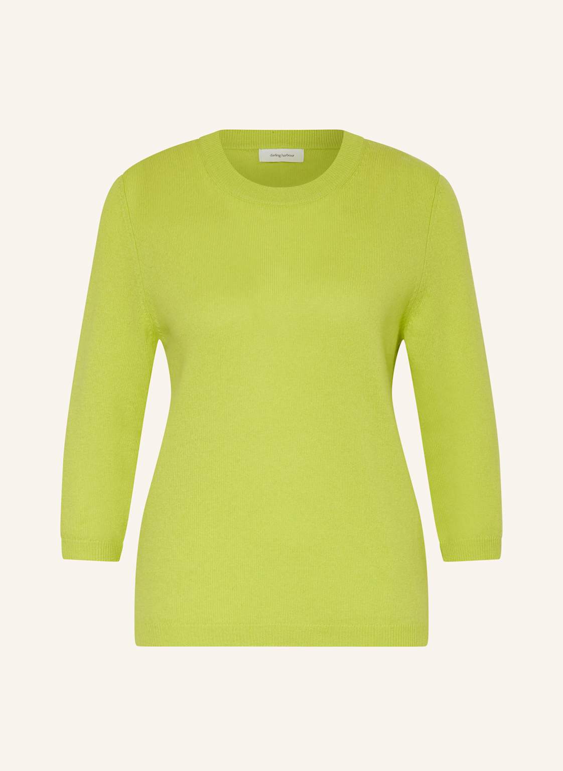 Darling Harbour Cashmere-Pullover Mit 3/4-Arm gruen von darling harbour