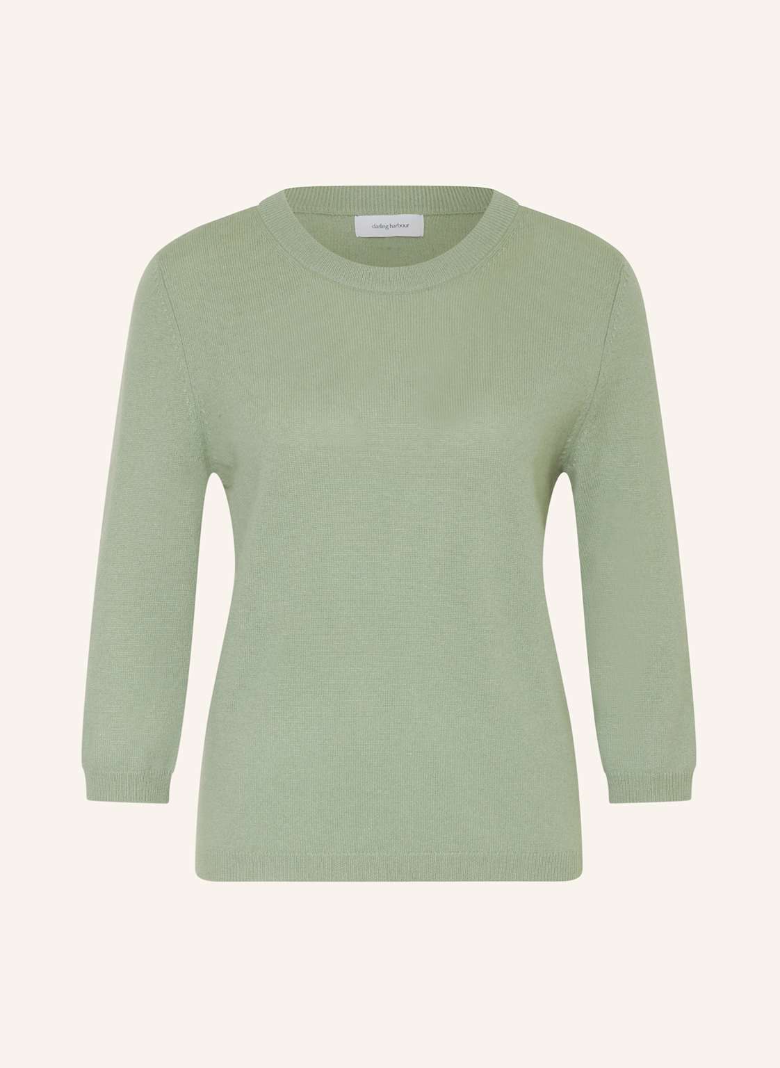 Darling Harbour Cashmere-Pullover Mit 3/4-Arm gruen von darling harbour