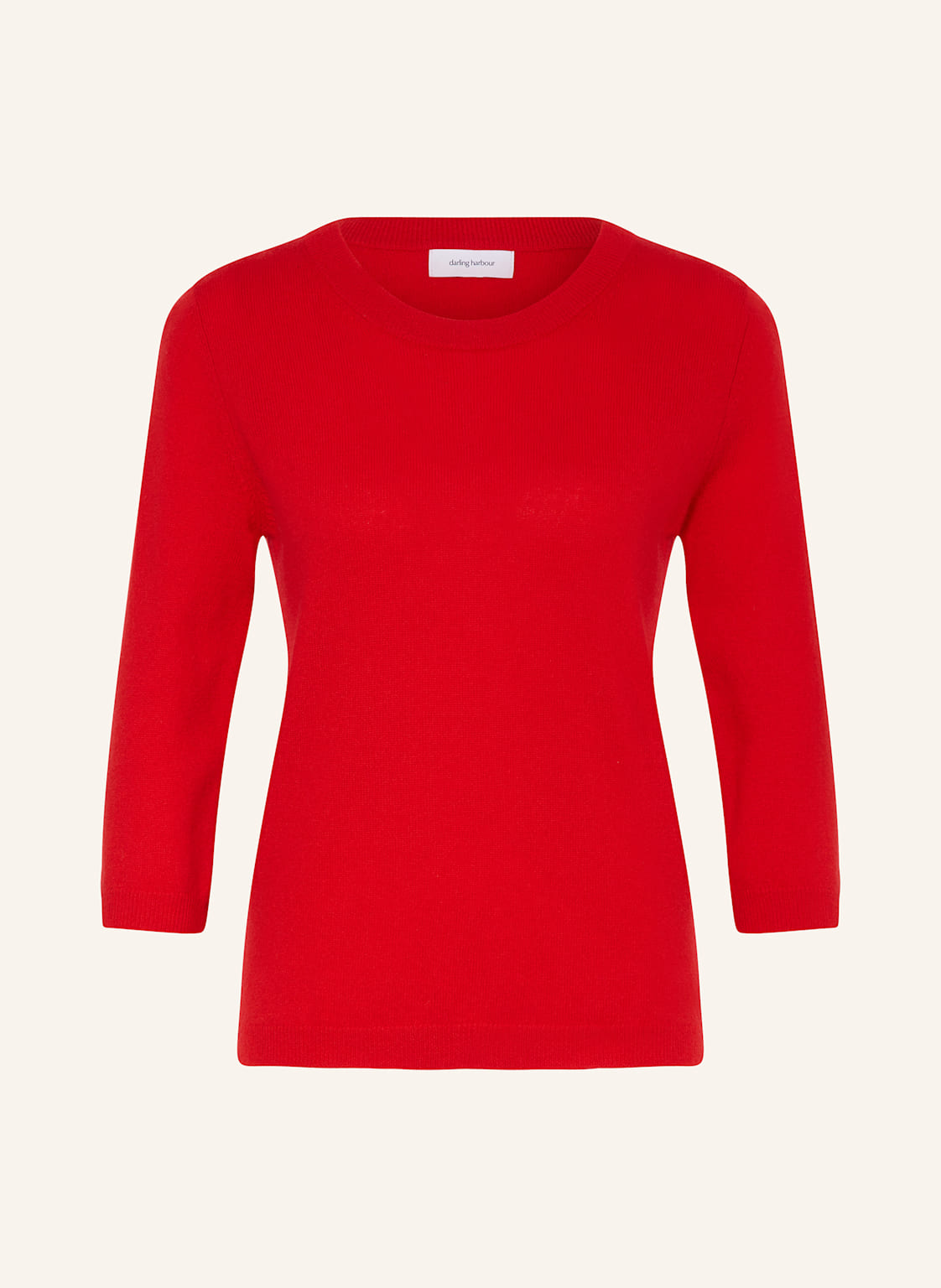 Darling Harbour Cashmere-Pullover Mit 3/4-Arm rot von darling harbour