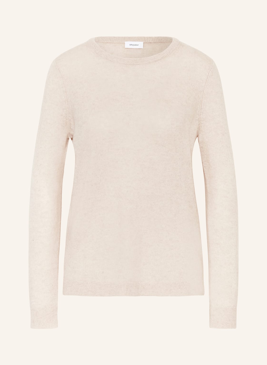 Darling Harbour Cashmere-Pullover beige von darling harbour