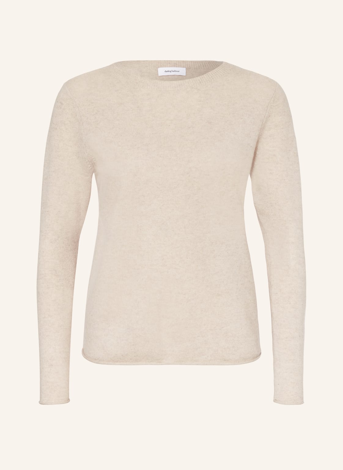 Darling Harbour Cashmere-Pullover beige von darling harbour