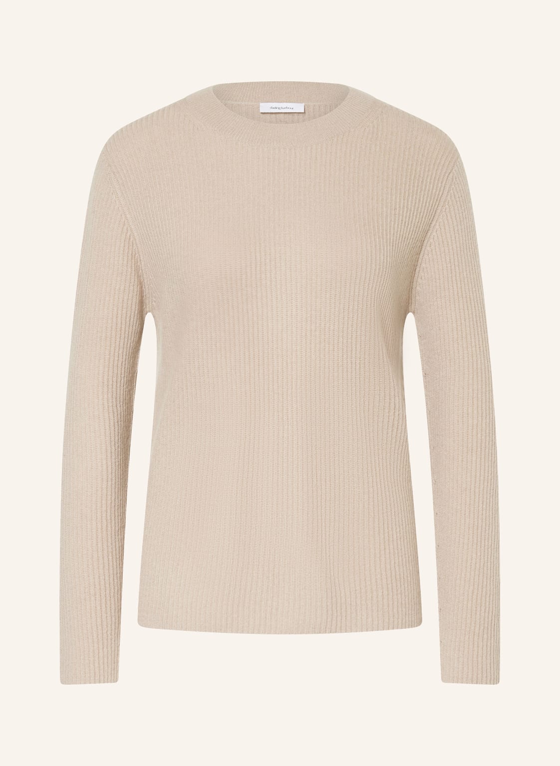 Darling Harbour Cashmere-Pullover beige von darling harbour