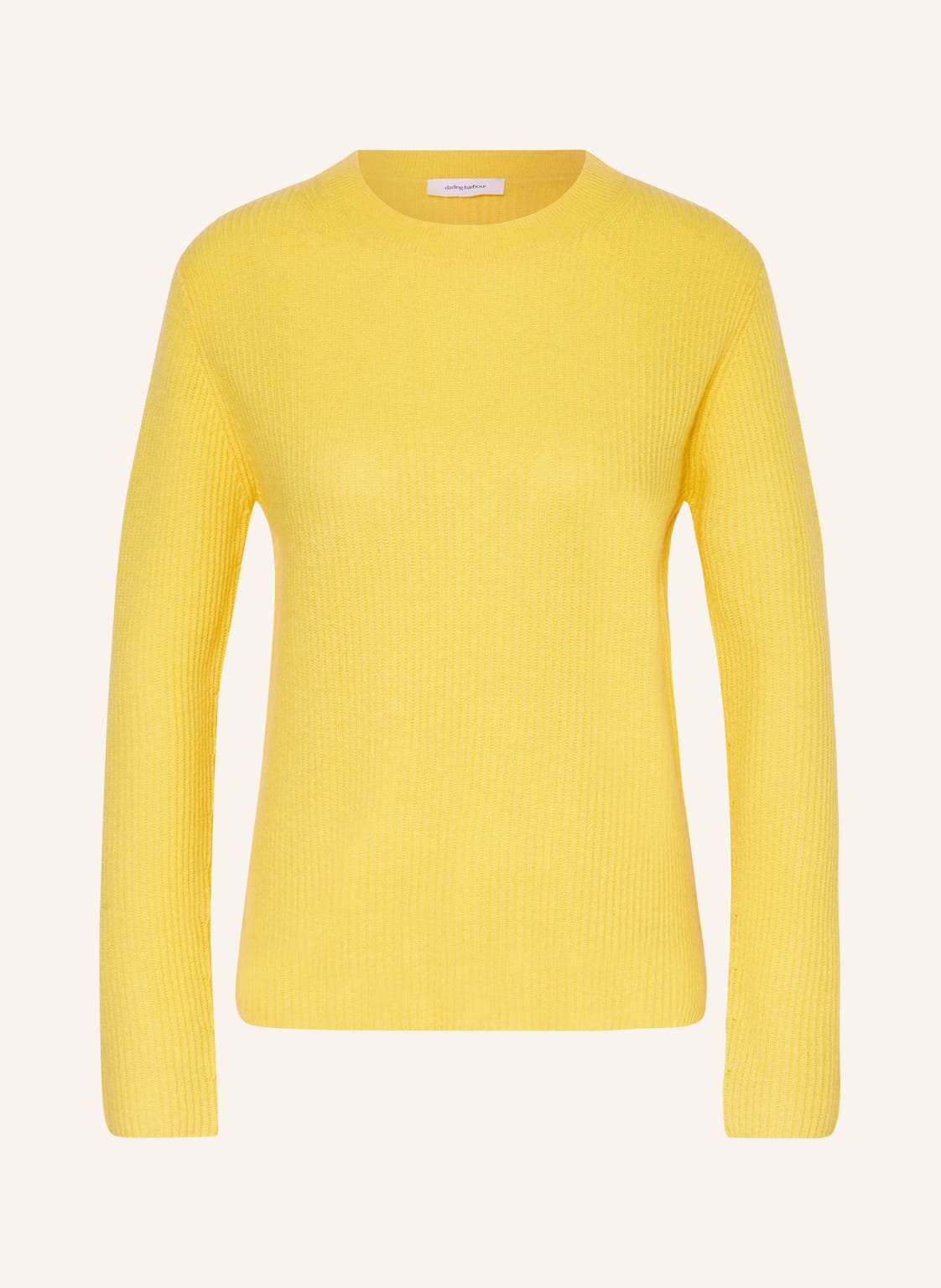 Darling Harbour Cashmere-Pullover gelb von darling harbour