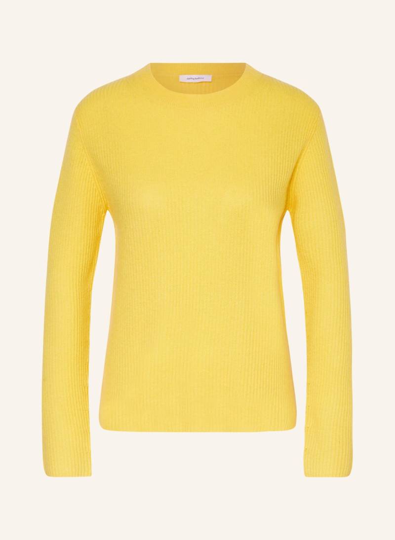 Darling Harbour Cashmere-Pullover gelb von darling harbour