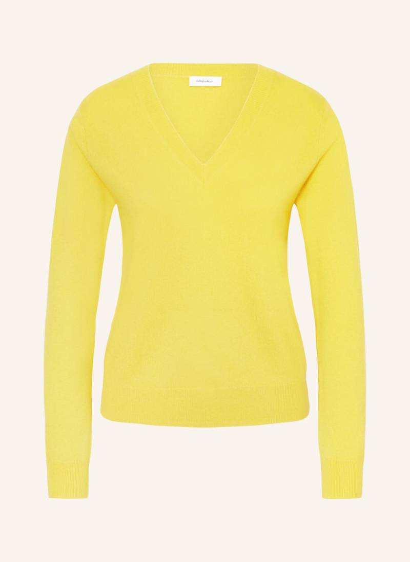 Darling Harbour Cashmere-Pullover gelb von darling harbour