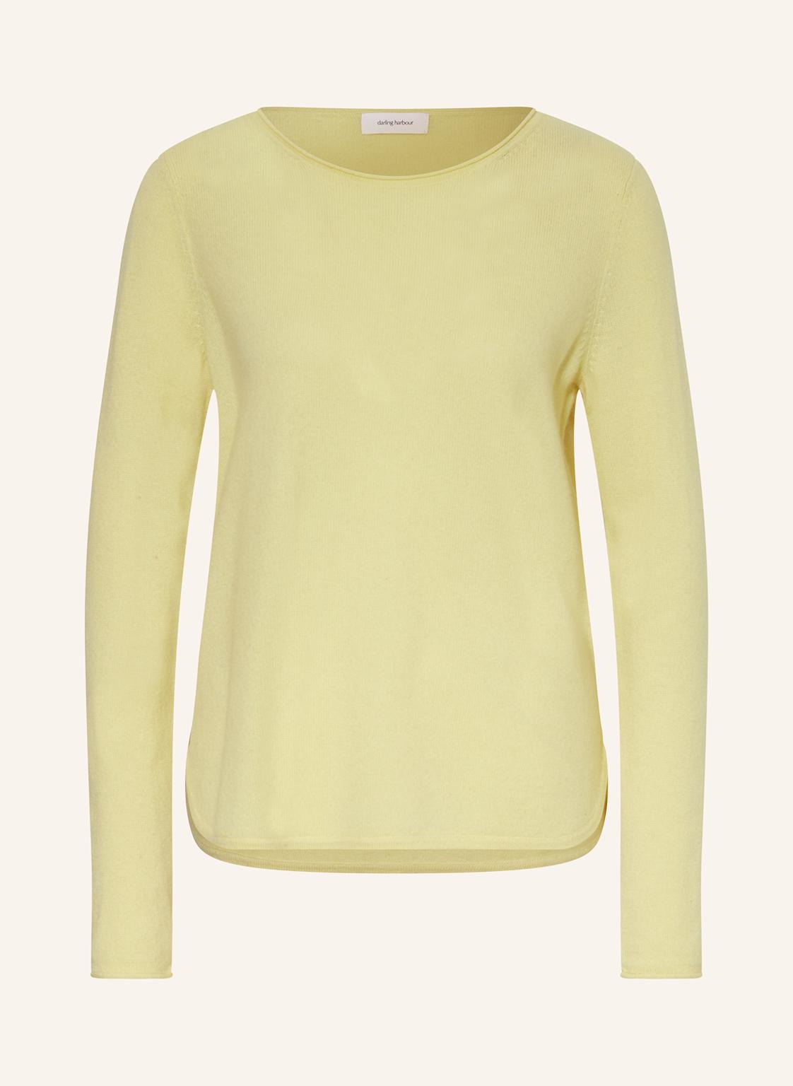 Darling Harbour Cashmere-Pullover gelb von darling harbour